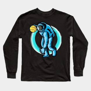 Astronaut Dribble Astro Space Long Sleeve T-Shirt